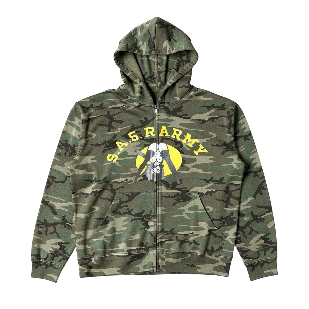 SASR CAMO HOODIE YELLOW